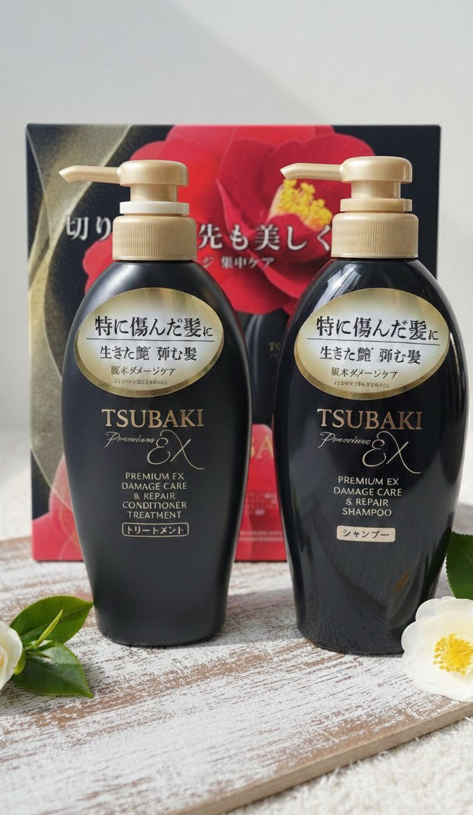 Tsubaki Premium EX Damage Care & Repair Set