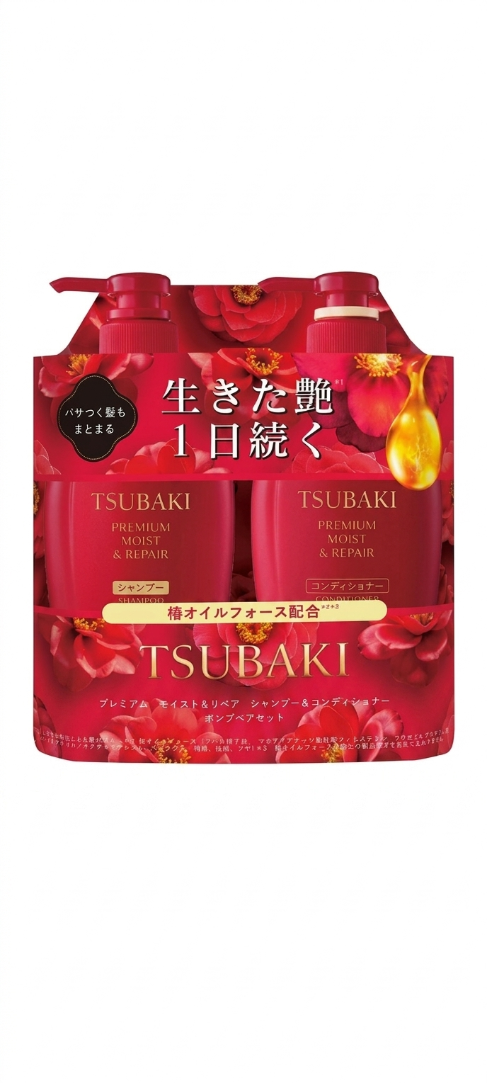 Zestaw szampon i odżywka Tsubaki Premium Moist & Repair