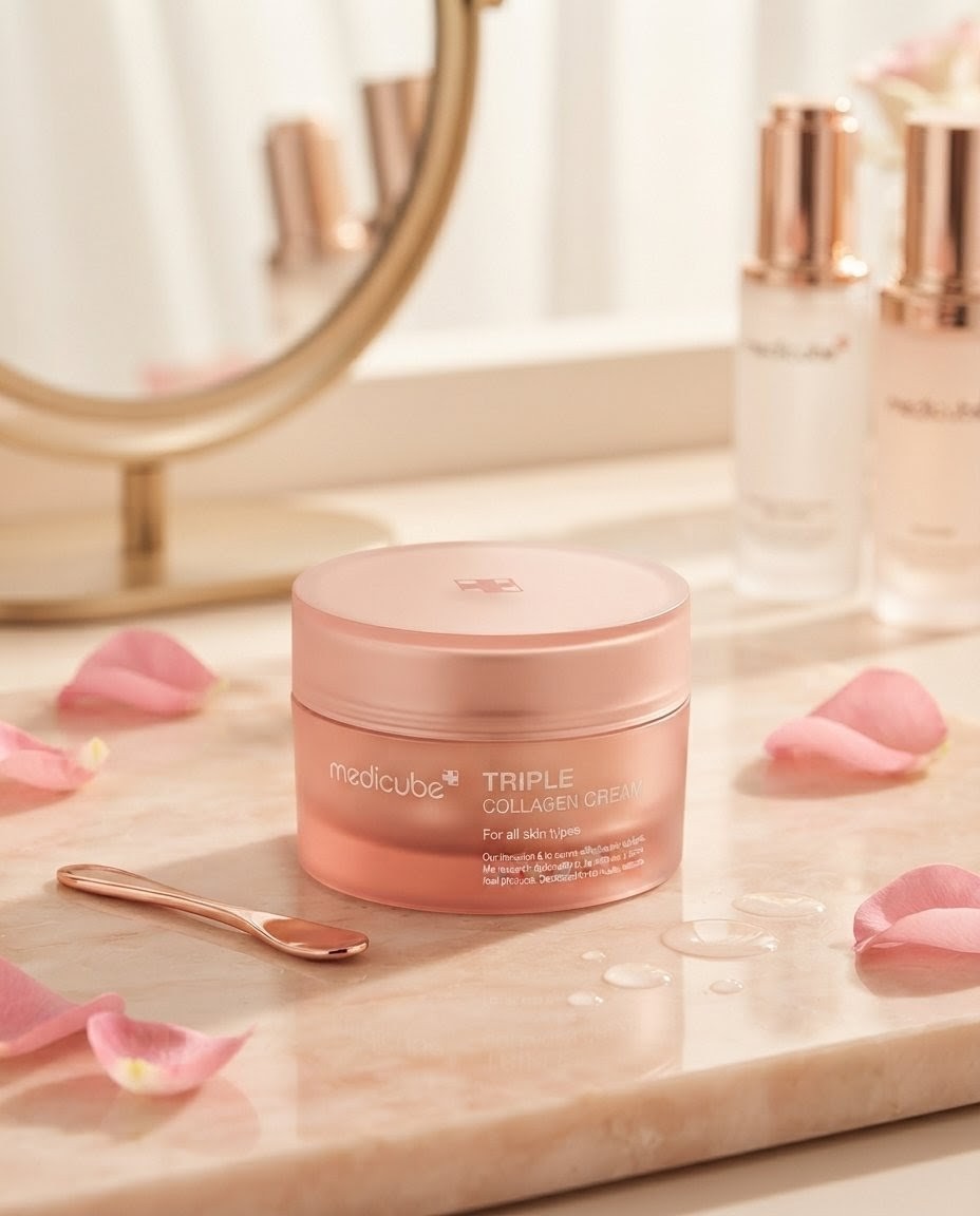 Medicube Triple Collagen – Zestaw Ujędrniający Duo (Serum + Krem)