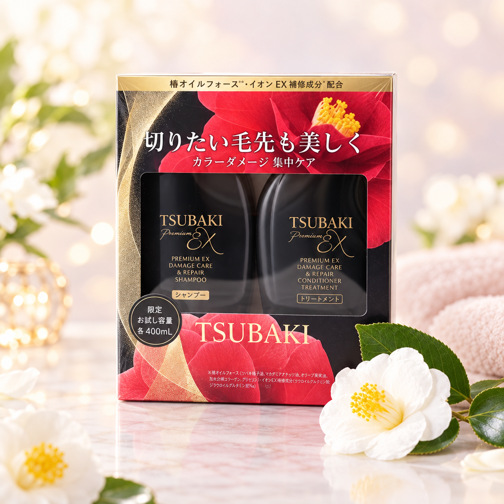 Tsubaki Premium EX Damage Care & Repair Set