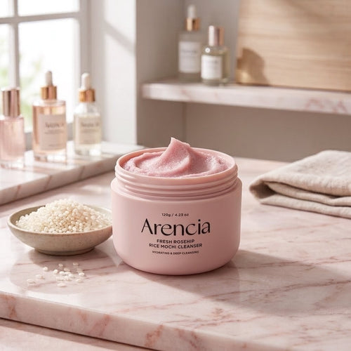 Arencia Fresh Rosehip Rice Mochi Cleanser 120g